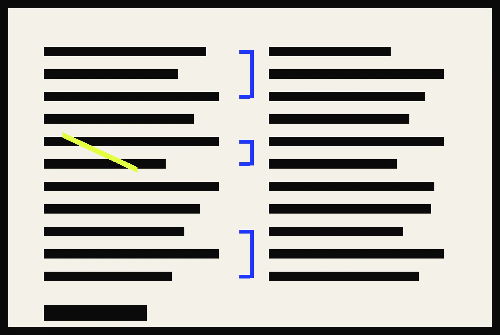 Abstract two-tone geometric composition used as the article cover